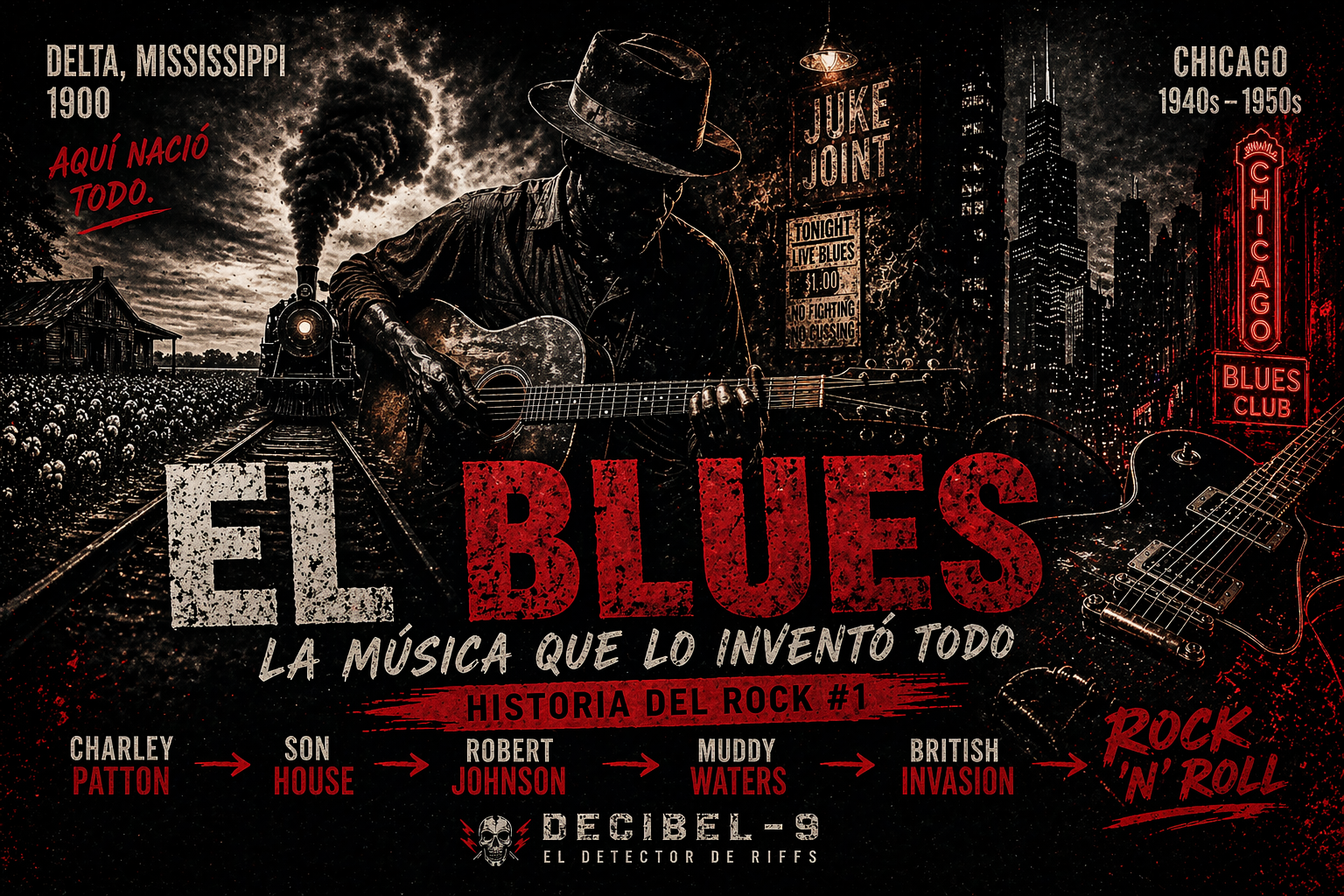 Historia del Rock #1: El blues — la música que lo inventó todo